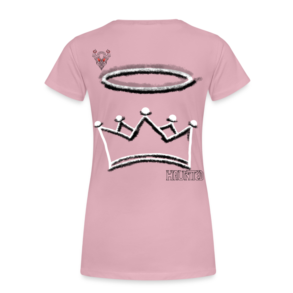 Woman T-Shirt Crown and Ring Dark - Hellrosa