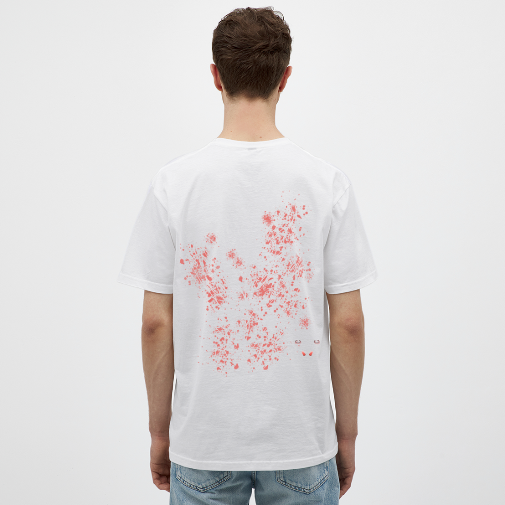 Men T-Shirt Light Red Wings - Weiß