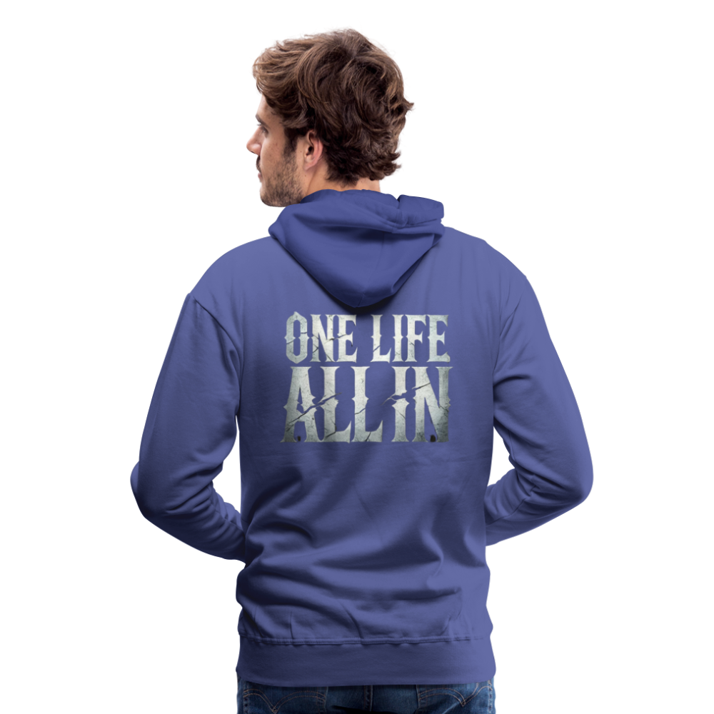 Men Hoodie One Life All In - Königsblau