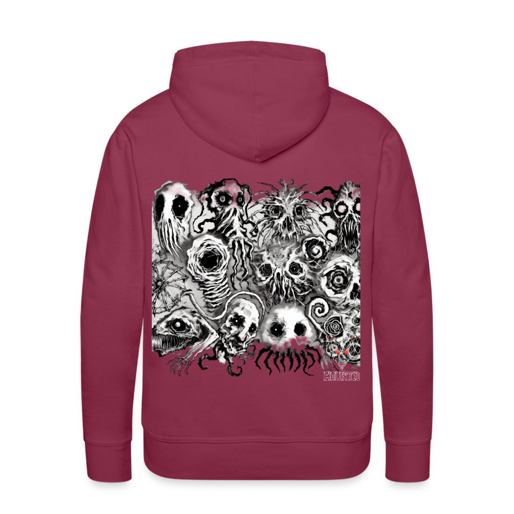 Men Hoodie Nightmare Veil Creatures - Bordeaux