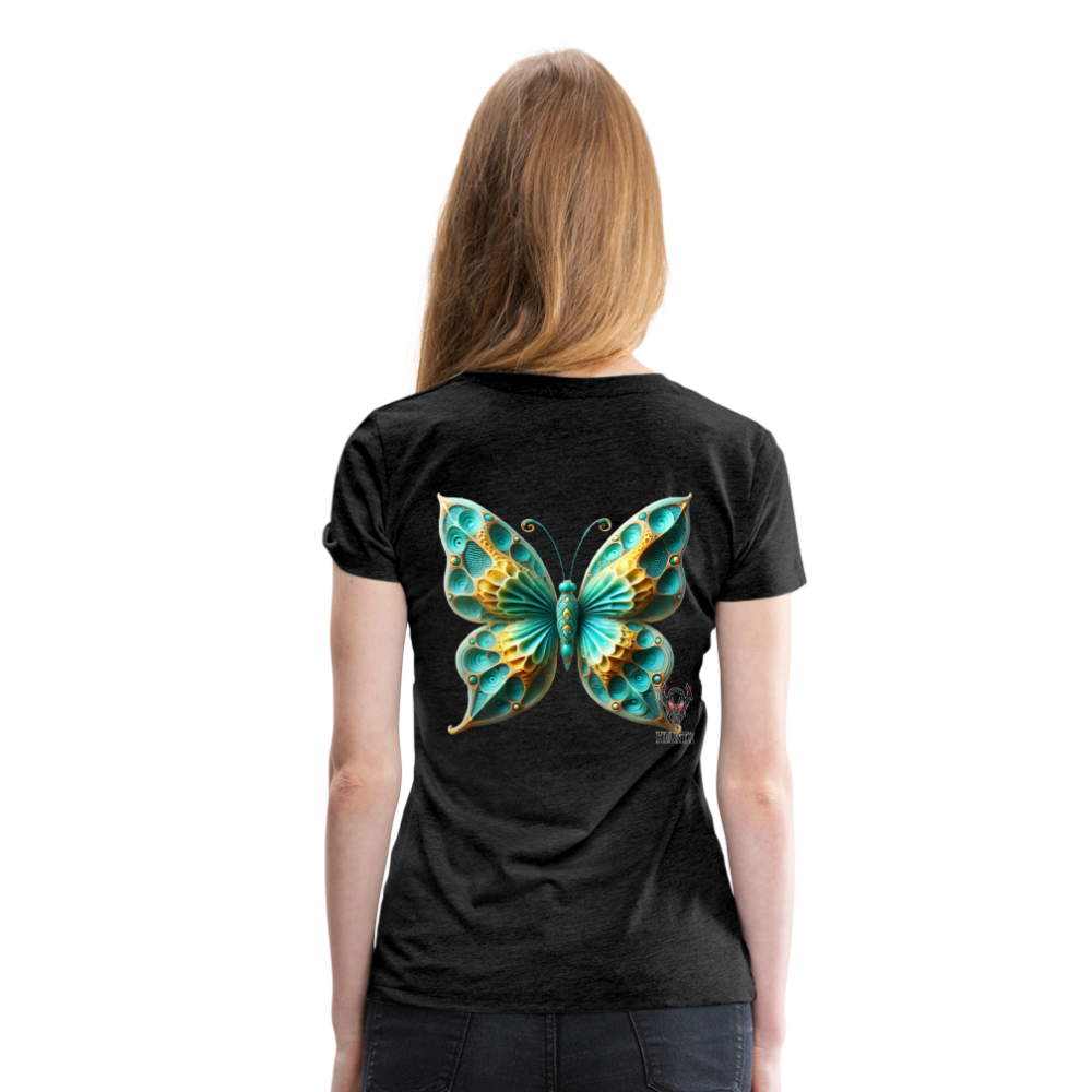 Woman T-Shirt Aqua Wing Symphony - Anthrazit
