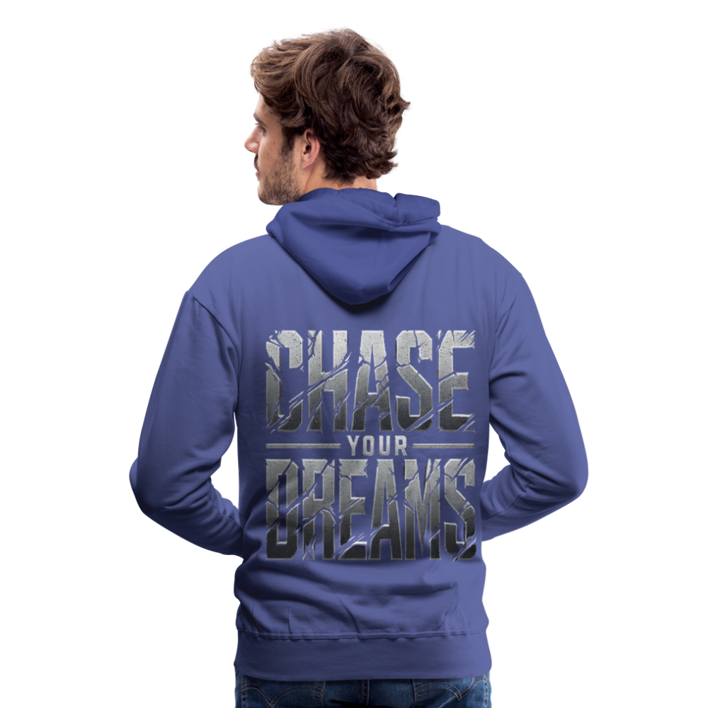 Men Hoodie Chase Your Dreams - Königsblau