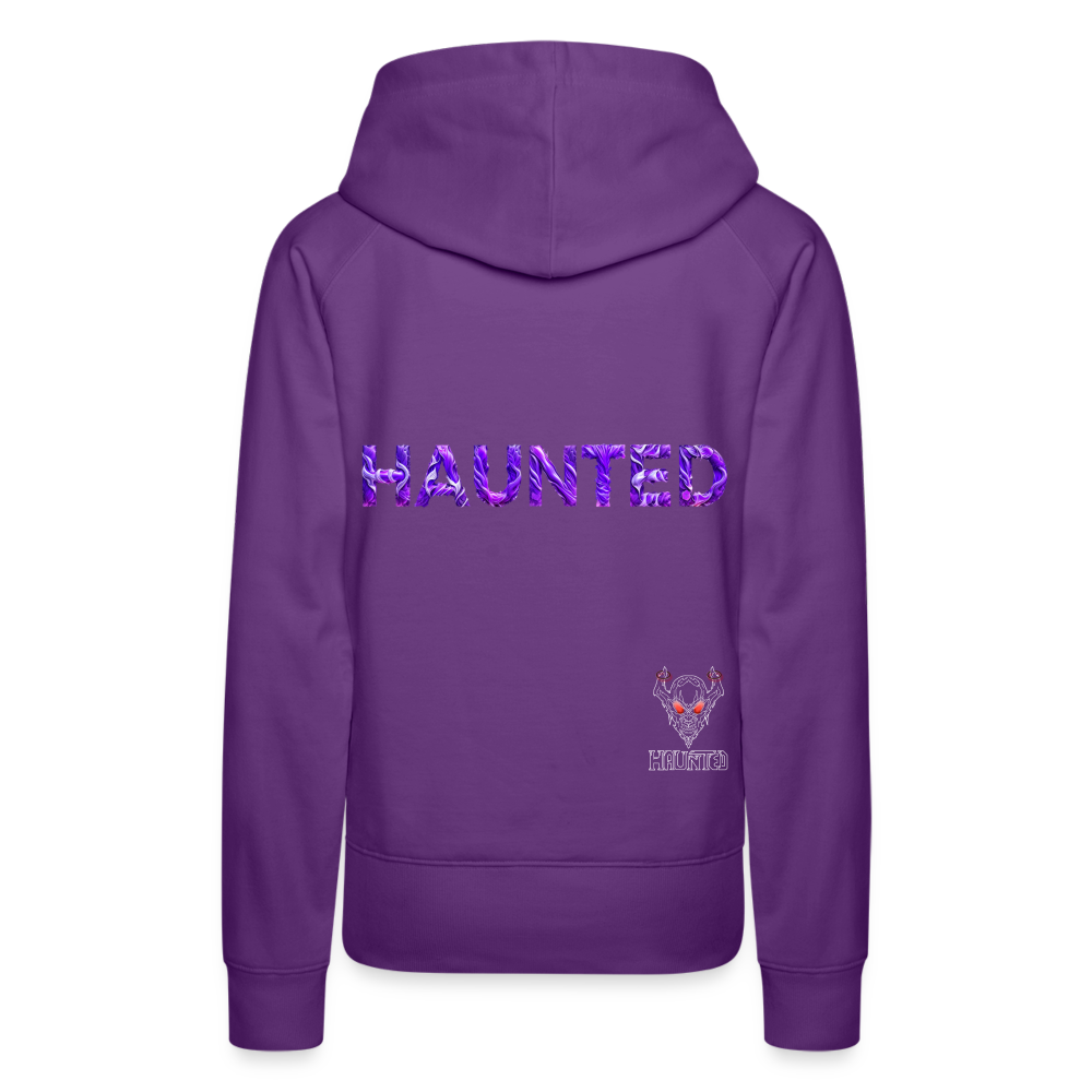 Women Hoodie Violet Whispers Essence - Purple