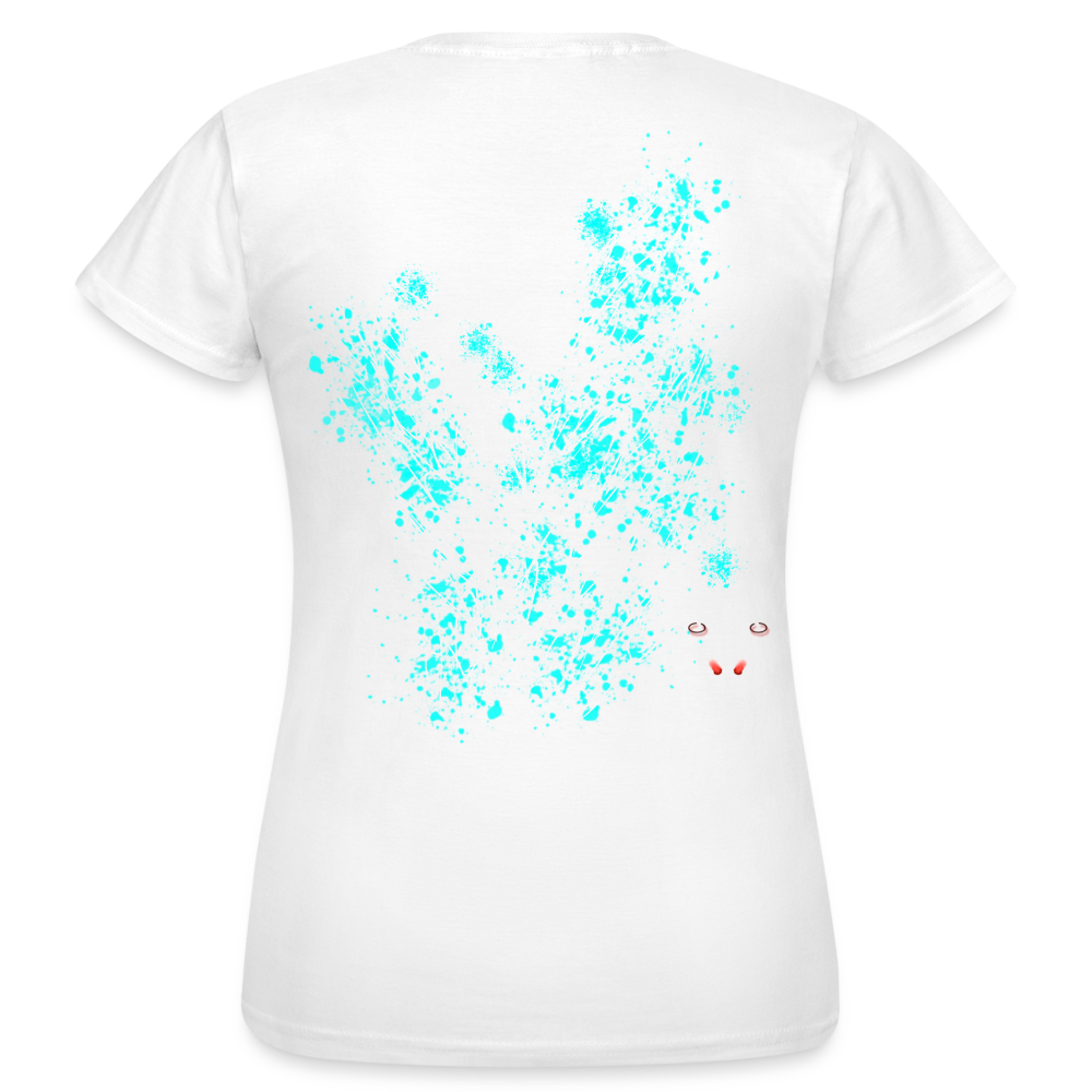 Women T-Shirt Aqua Wings - Weiß