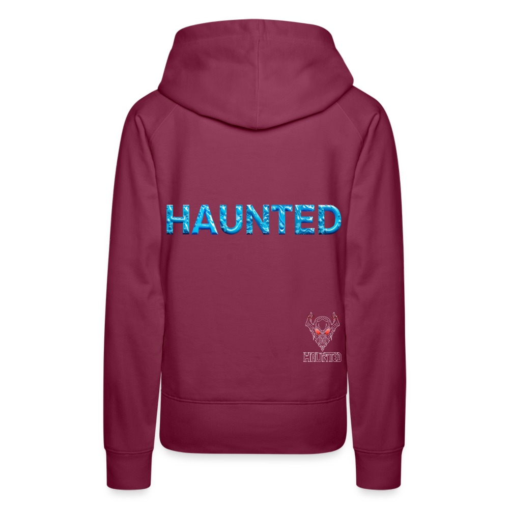 Women Hoodie Aqua Spirit Flow - Bordeaux