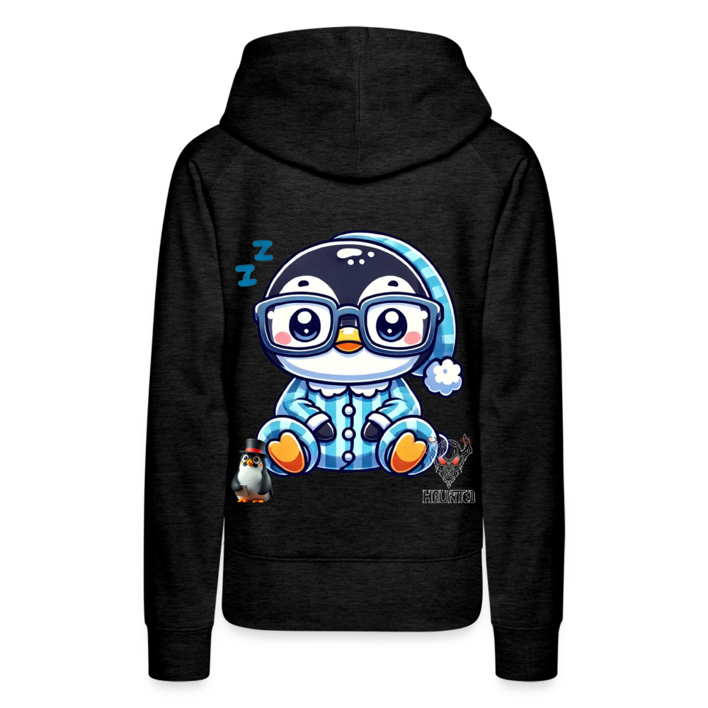 Women Hoodie KasPenguin in Pyjama - Anthrazit