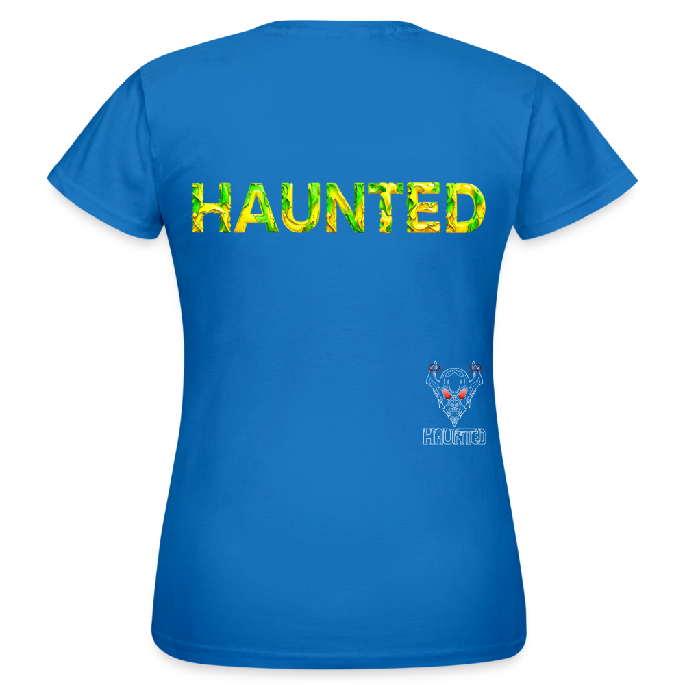 Women T-Shirt Citrus Jungle Splash - Royalblau