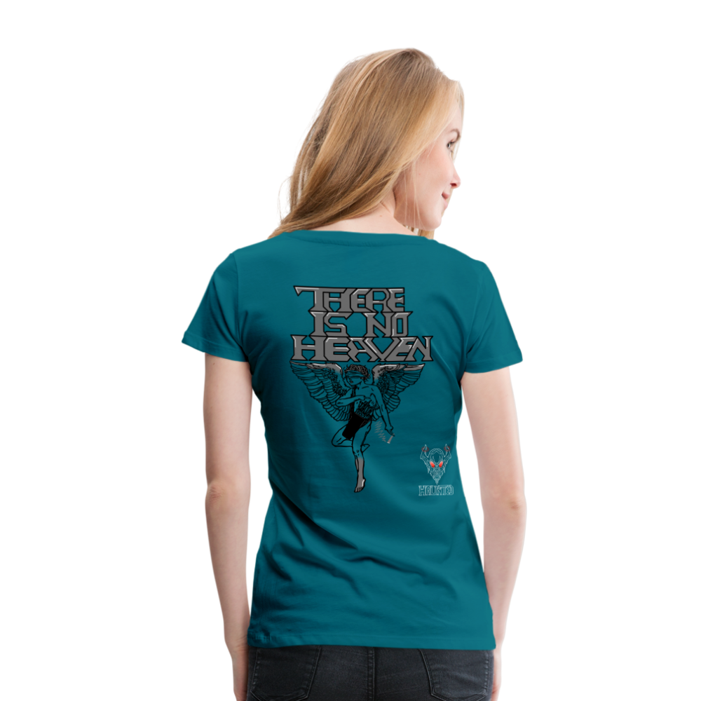 Woman T-Shirt There Is No Heaven - Divablau