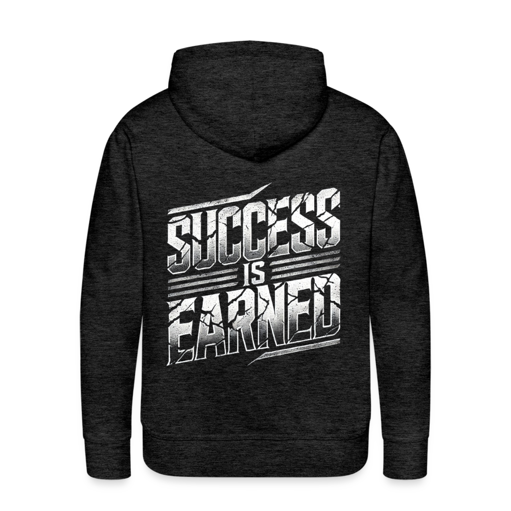 Men Hoodie Success is Earned - Anthrazit