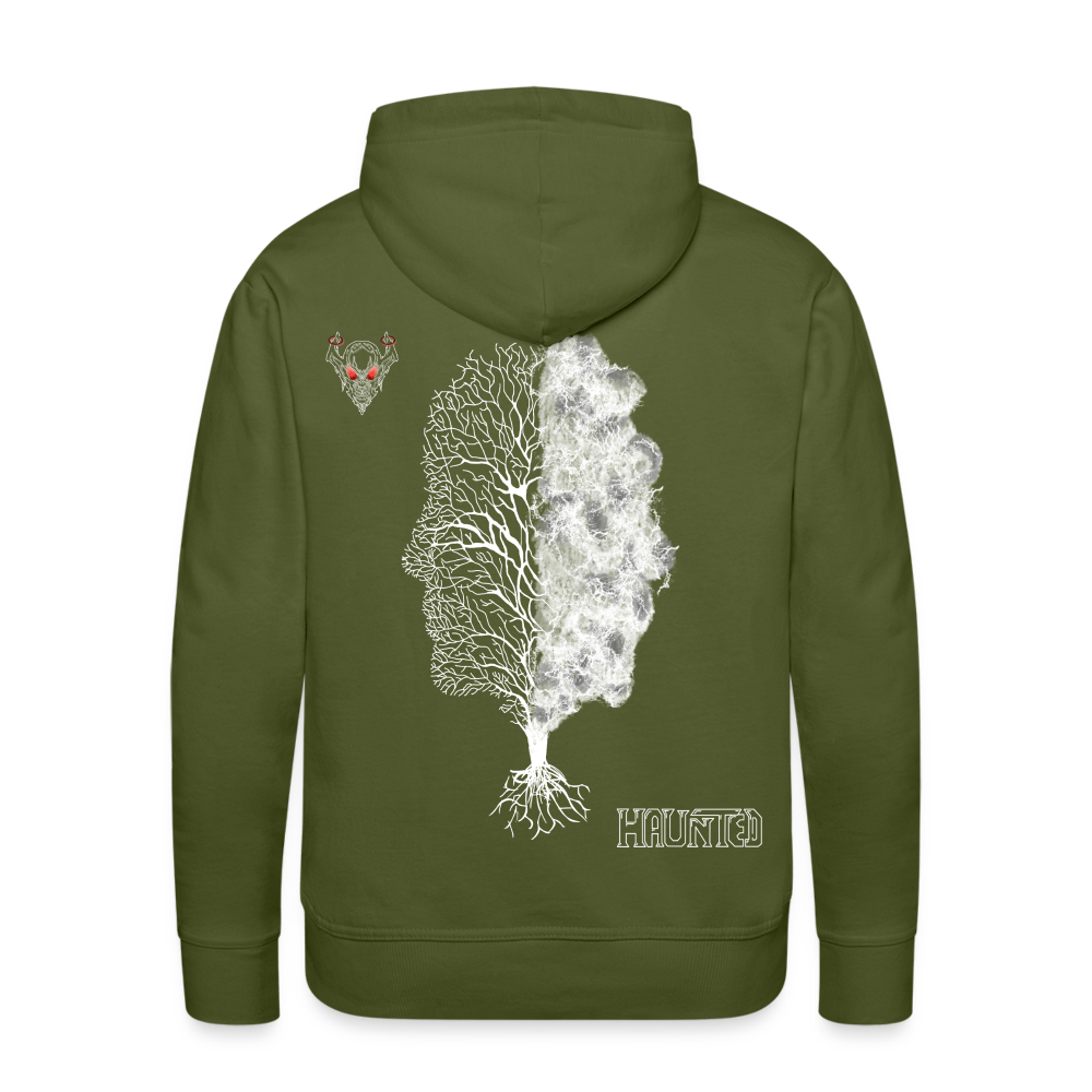 Man Hoodie Dead or Alive - Olivgrün