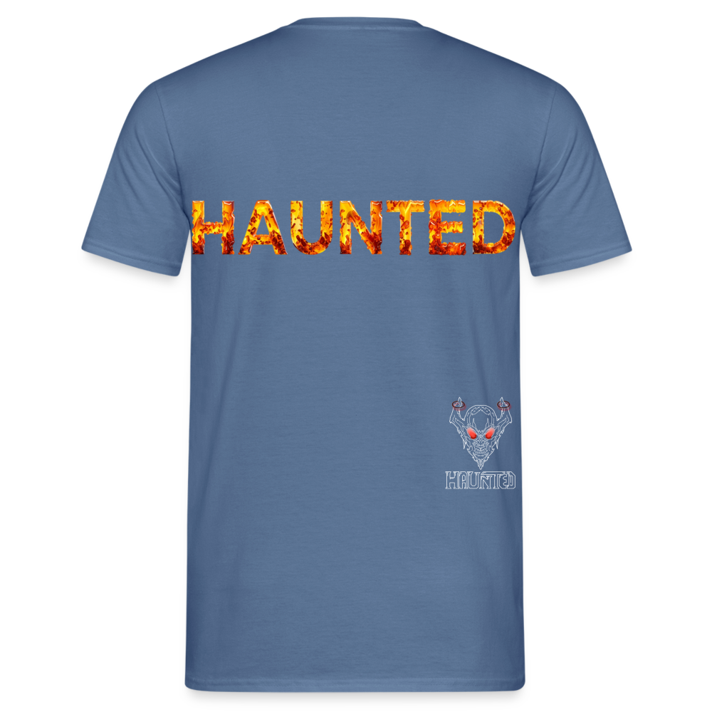 Men T-Shirt Amber Flame Essence - Taubenblau