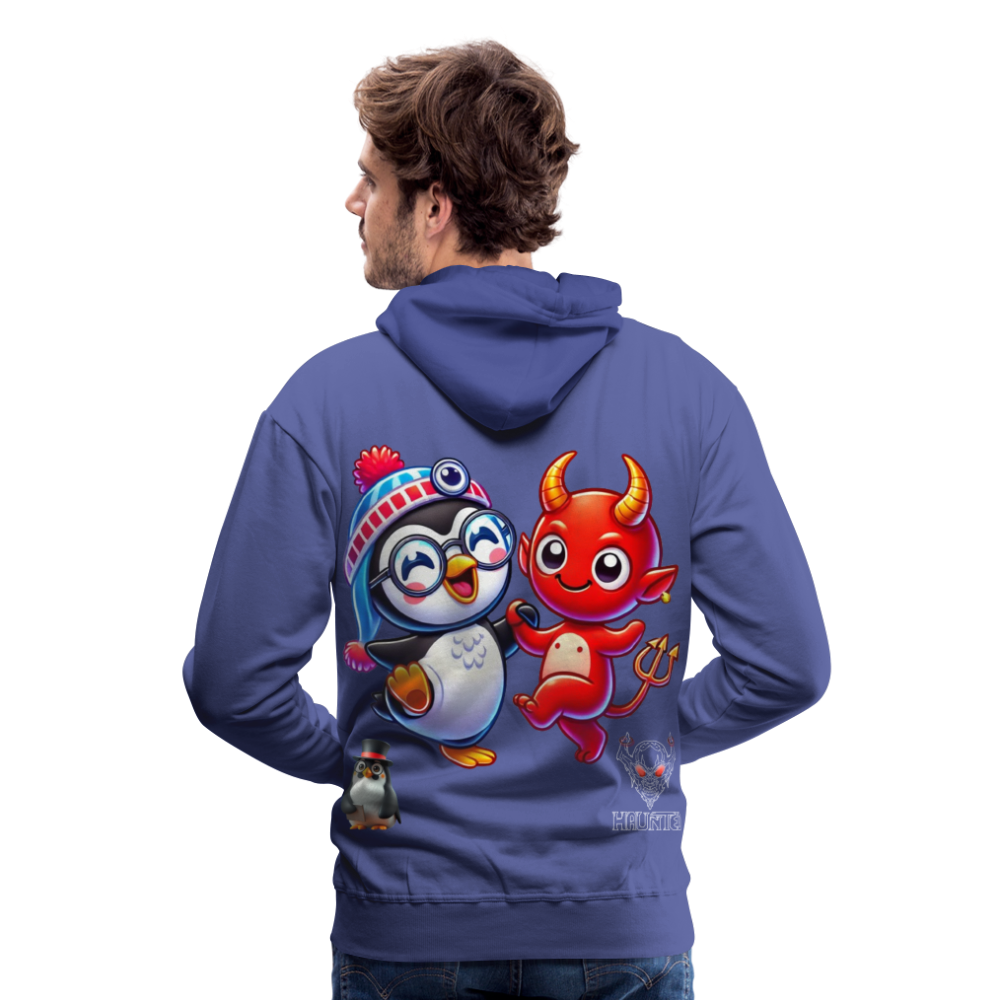 Men Hoodie Dancing with Devil - Königsblau