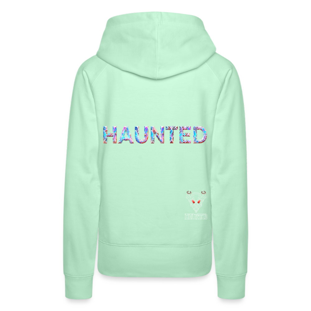 Women Hoodie Opal Aura Mist - helles Mintgrün