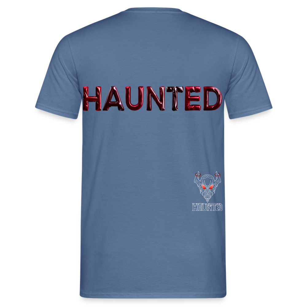 Men T-Shirt Crimson Velvet Glow - Taubenblau