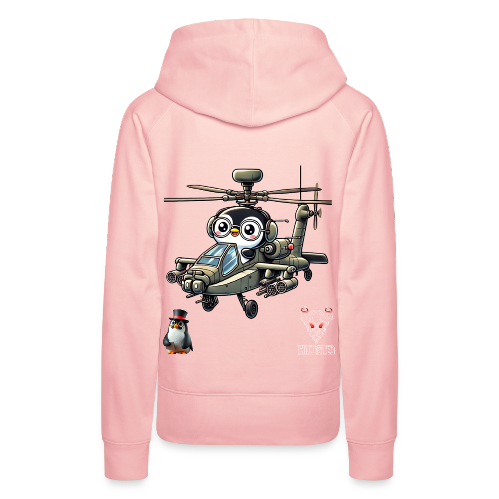 Women Hoodie KasPenguin in Apache - Kristallrosa