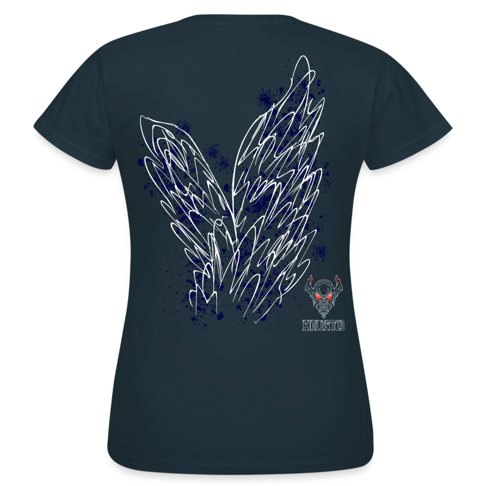 Women T-Shirt Dark Blue Wings - Navy
