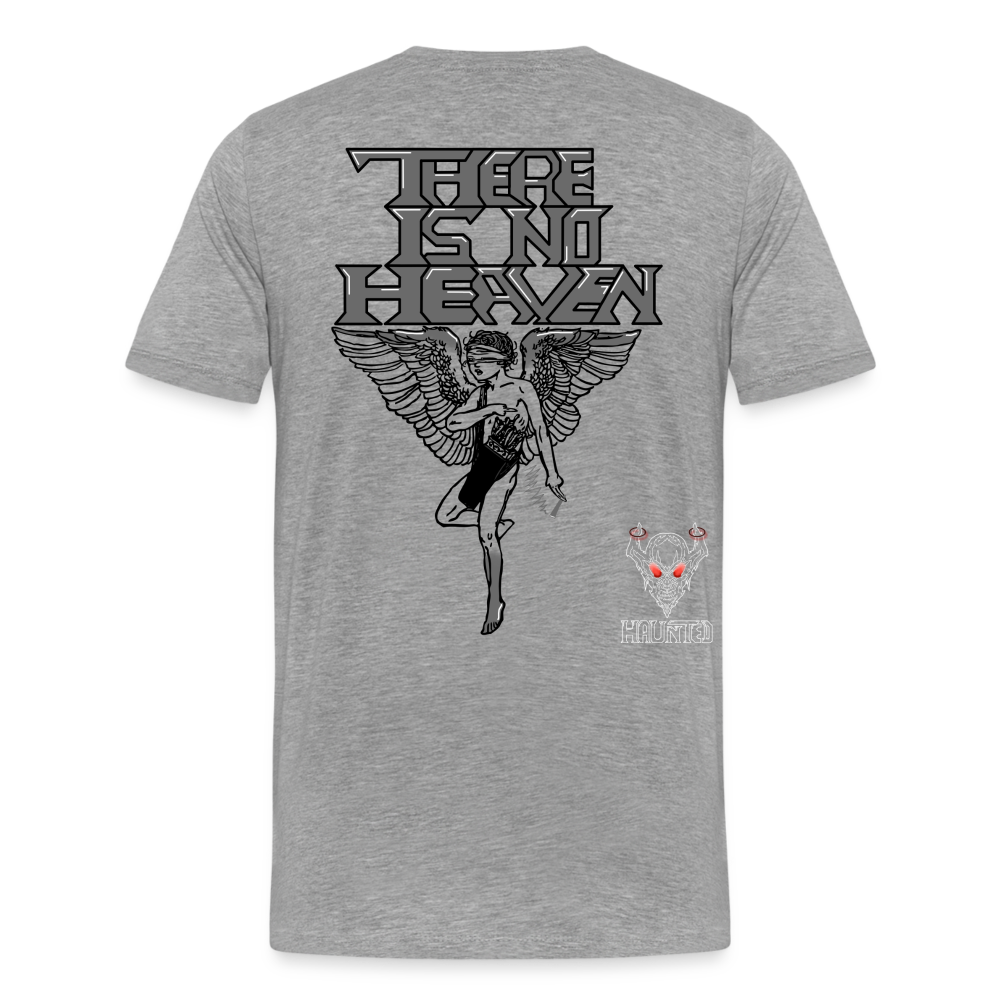 Men T-Shirt There Is No Heaven - Grau meliert