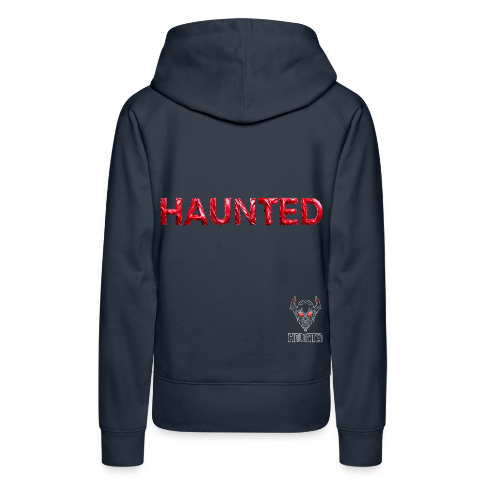 Women Hoodie Crimson Silk Blaze - Navy