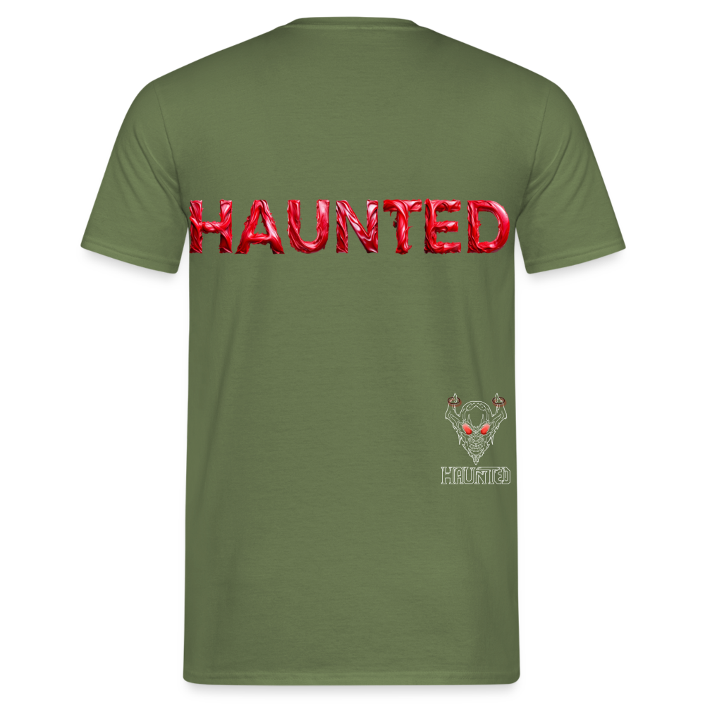 Men T-Shirt Crimson Silk Blaze - Militärgrün