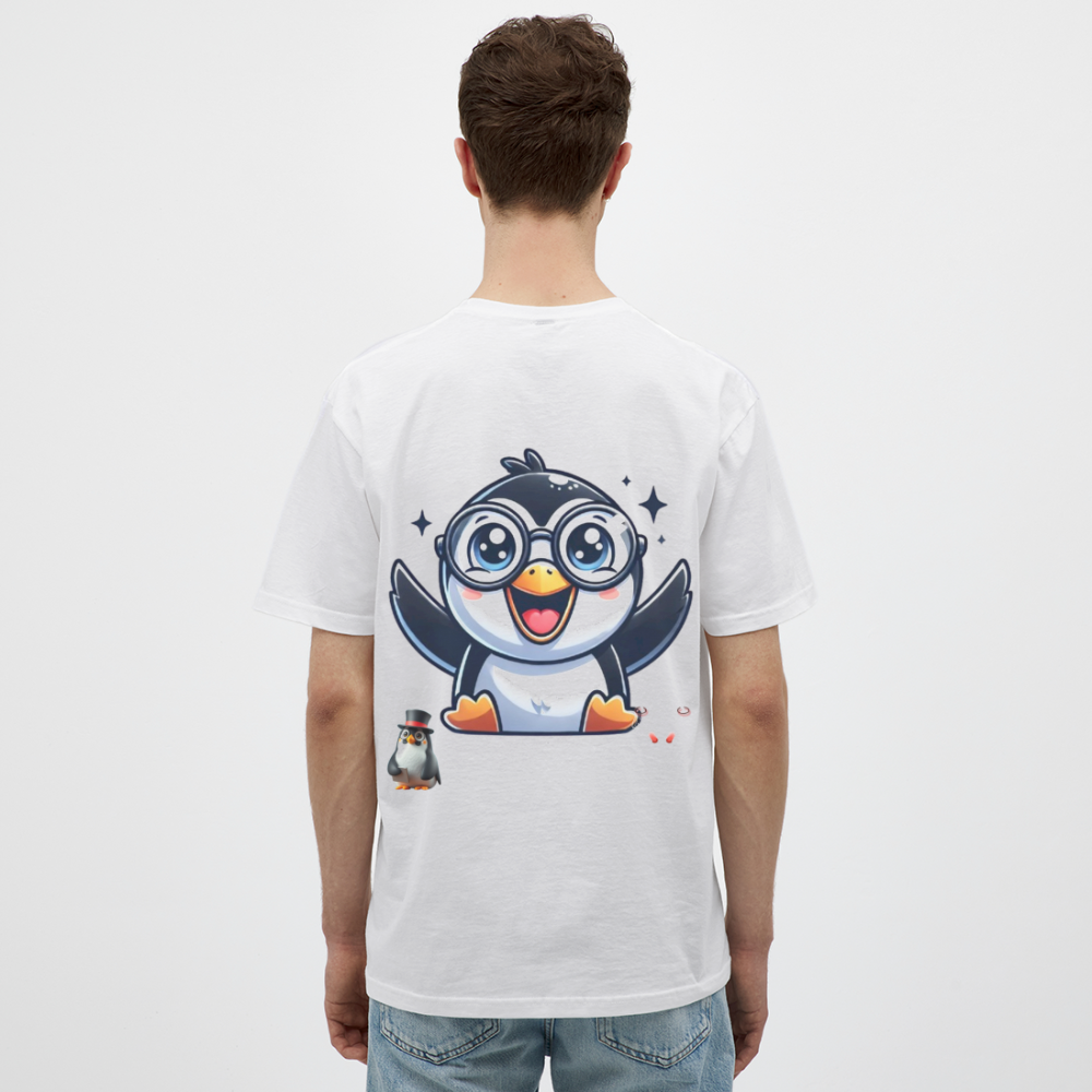Men T-Shirt KasPenguin Happy - Weiß