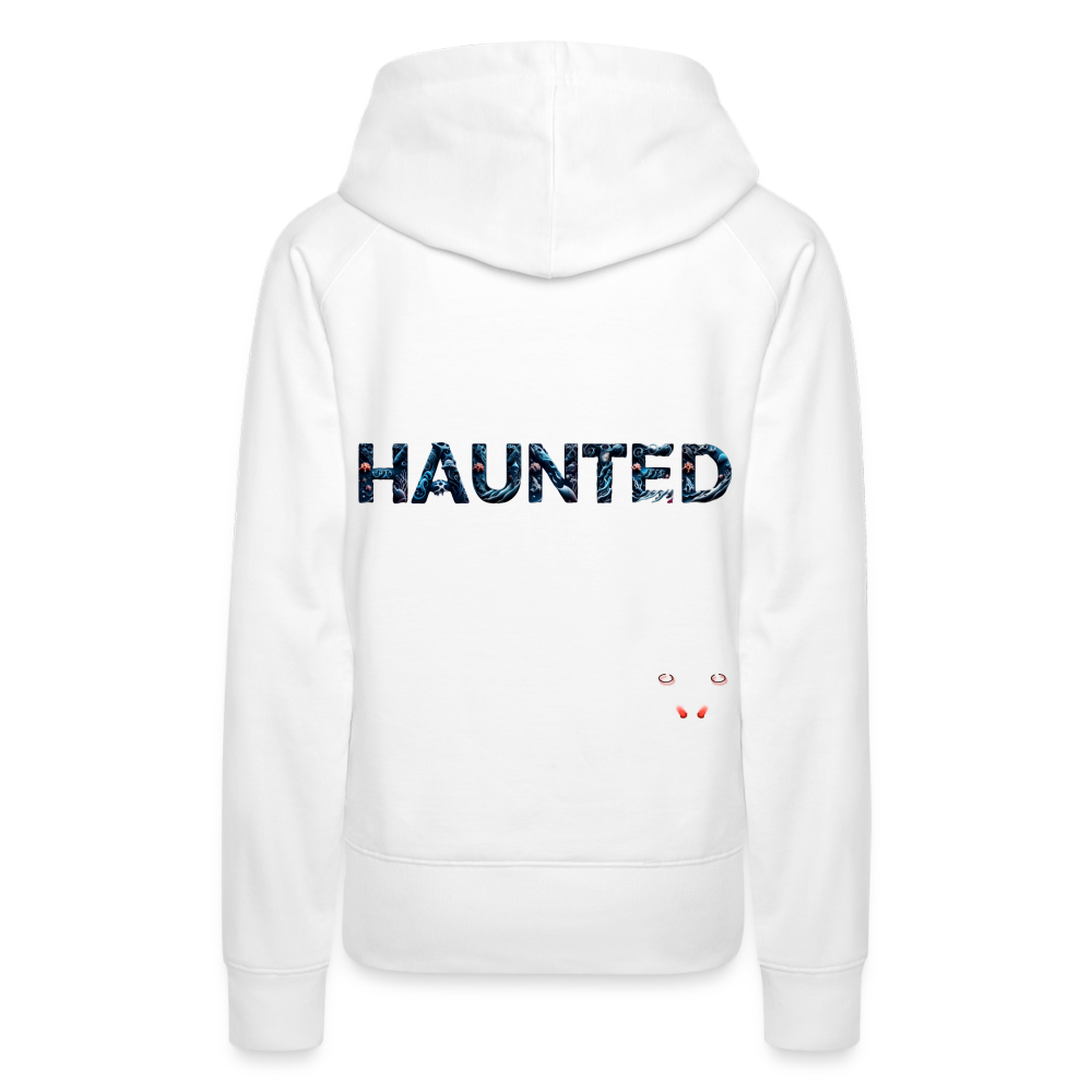 Women Hoodie Abyssal Coral Glow - Weiß