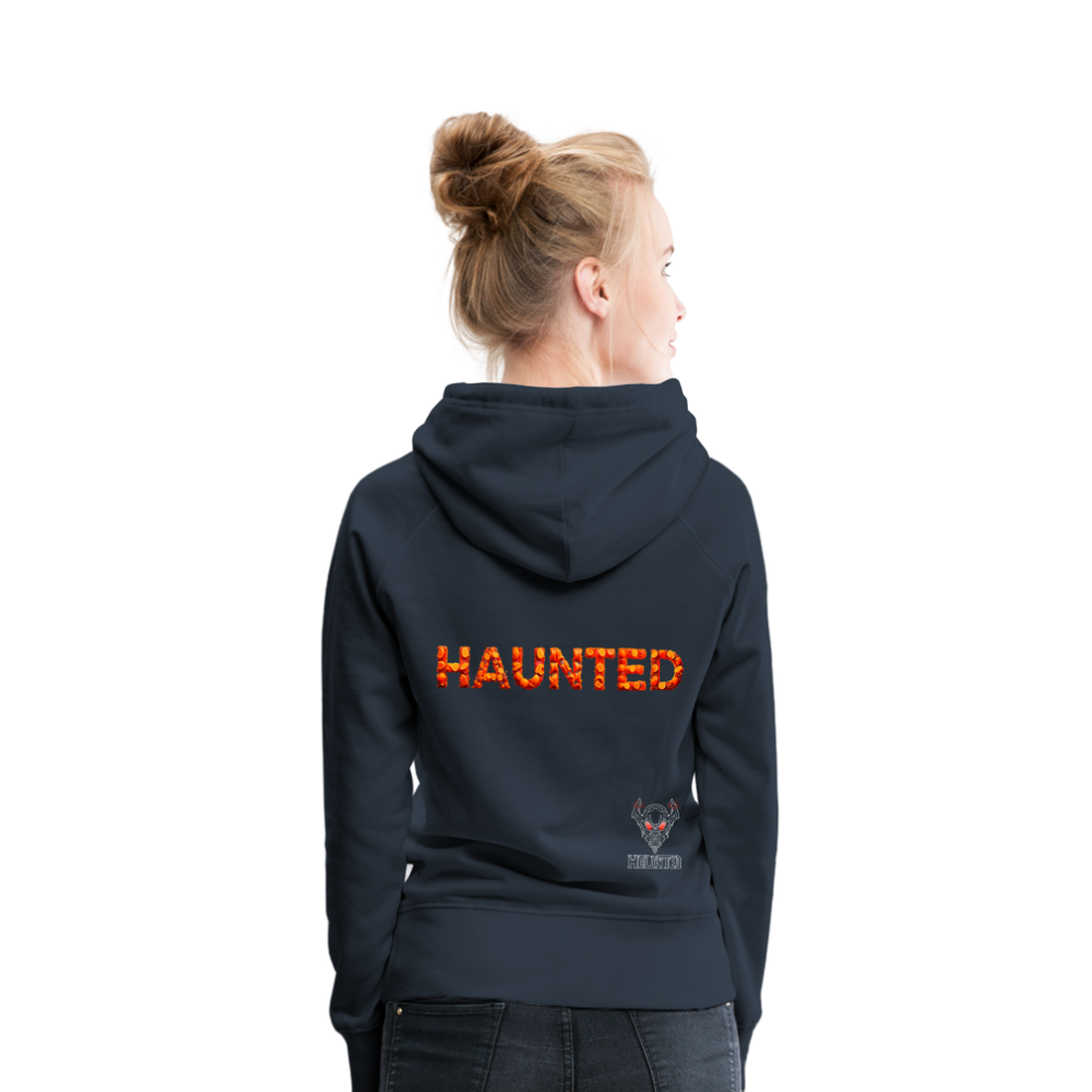 Women Hoodie Citrus Burst Zest - Navy