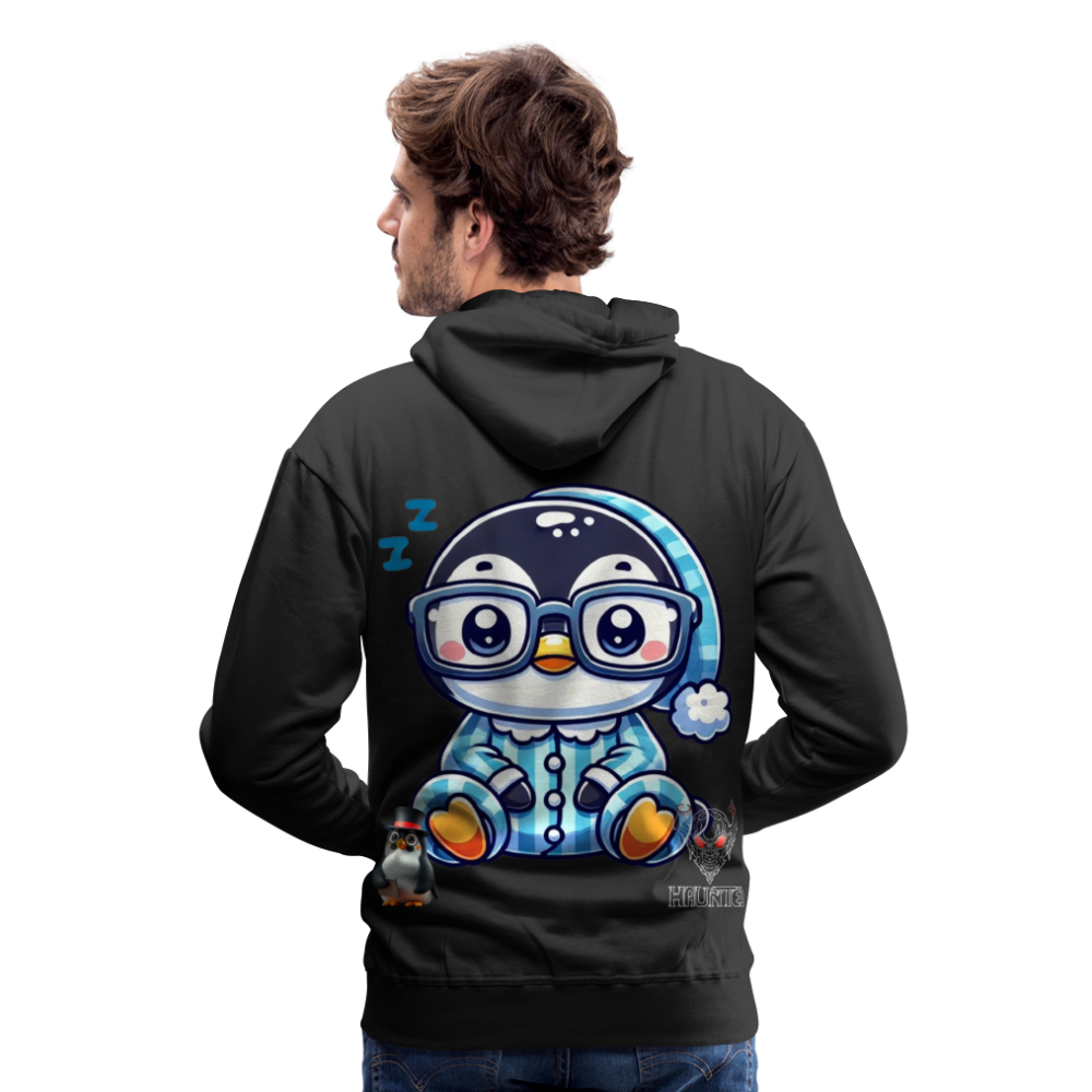 Men Hoodie KasPenguin in Pyjama - Schwarz
