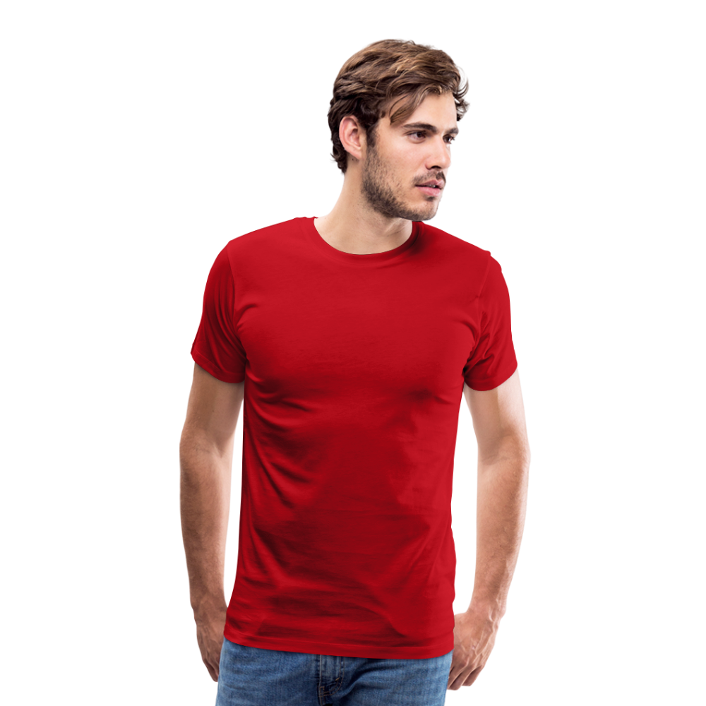 Men T-Shirt There Is No Heaven Text - Rot