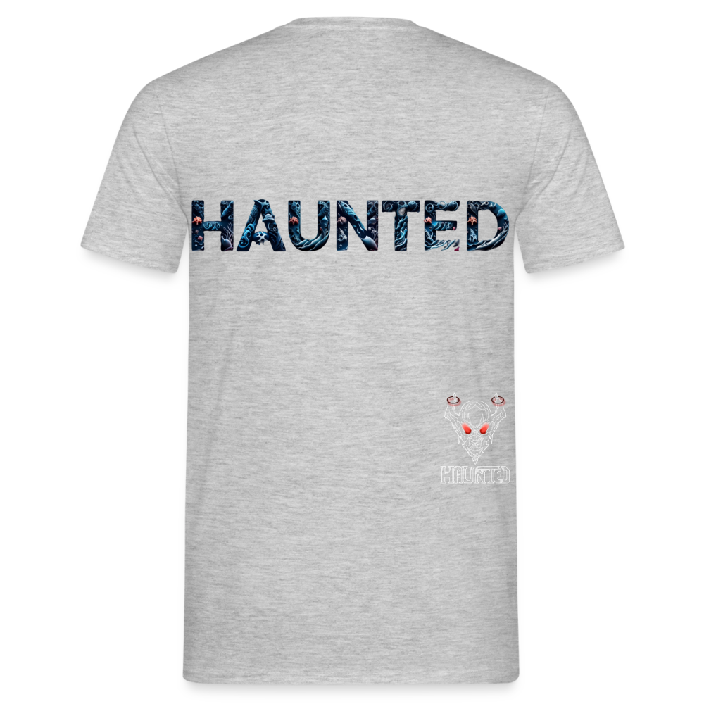 Men T-Shirt Abyssal Coral Glow - Grau meliert