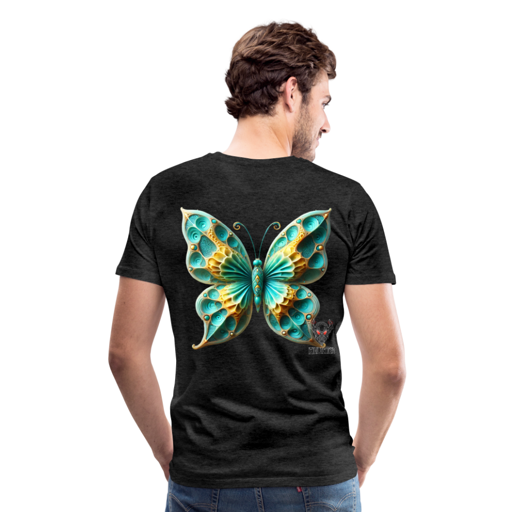 Men T-Shirt Aqua Wing Symphony - Anthrazit