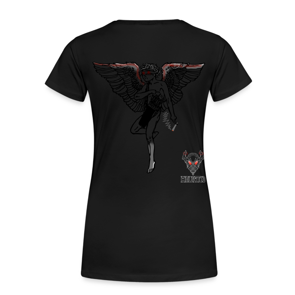 Woman T-Shirt Angel bloody - Schwarz