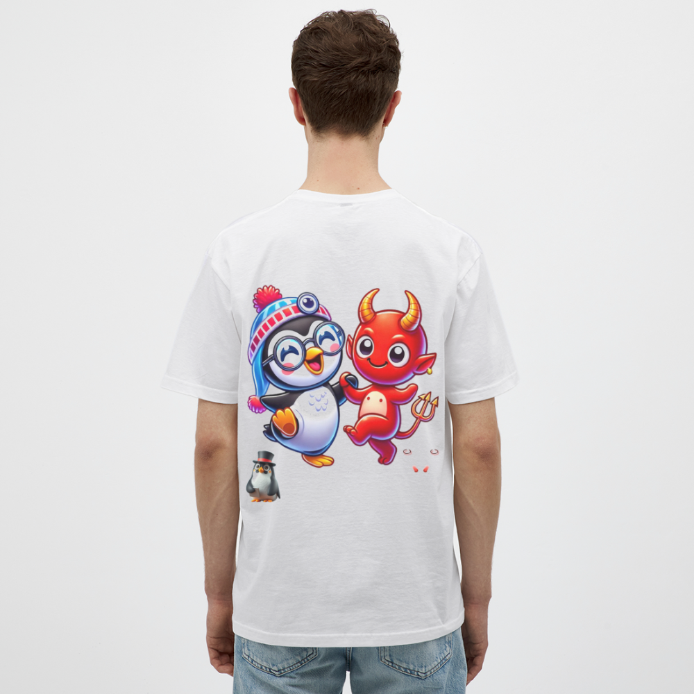 Men T-Shirt Dancing with Devil - Weiß