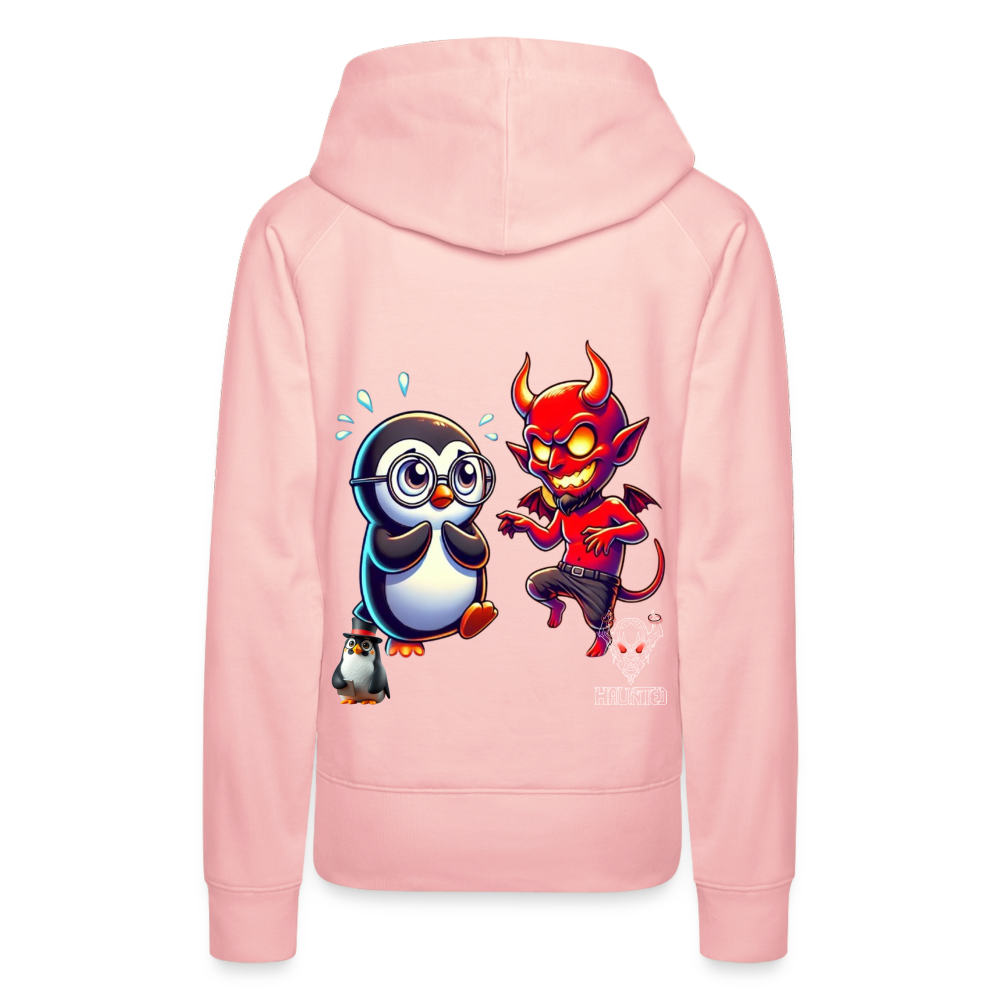 Women Hoodie Dancing with Devil - Kristallrosa
