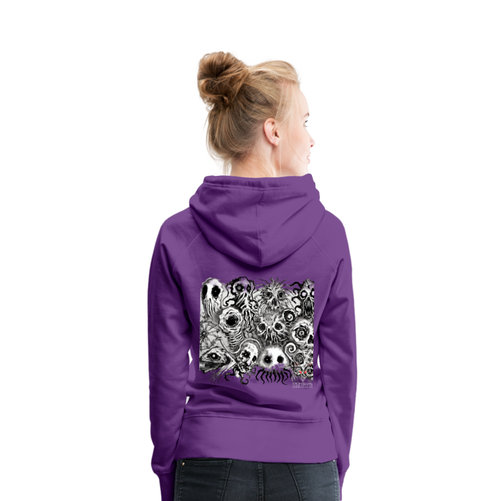 Woman Hoodie Nightmare Veil Creatures - Purple