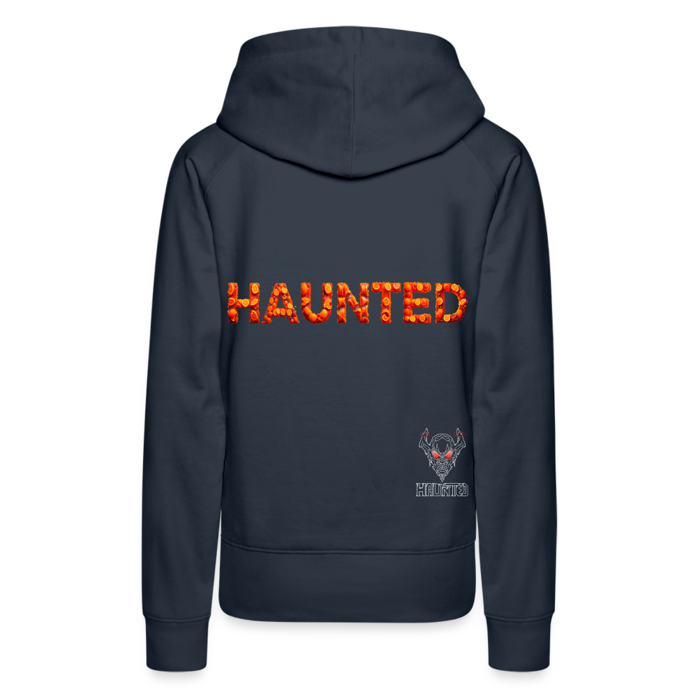 Women Hoodie Citrus Burst Zest - Navy