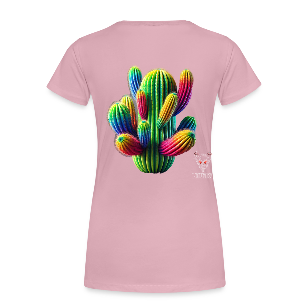 Woman T-Shirt Prismatic Cactus Bloom - Hellrosa