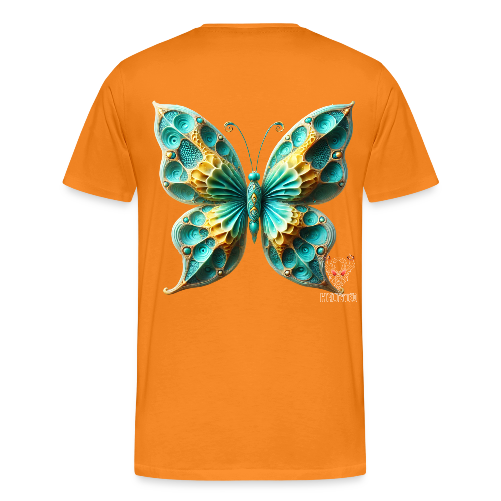 Men T-Shirt Aqua Wing Symphony - Orange