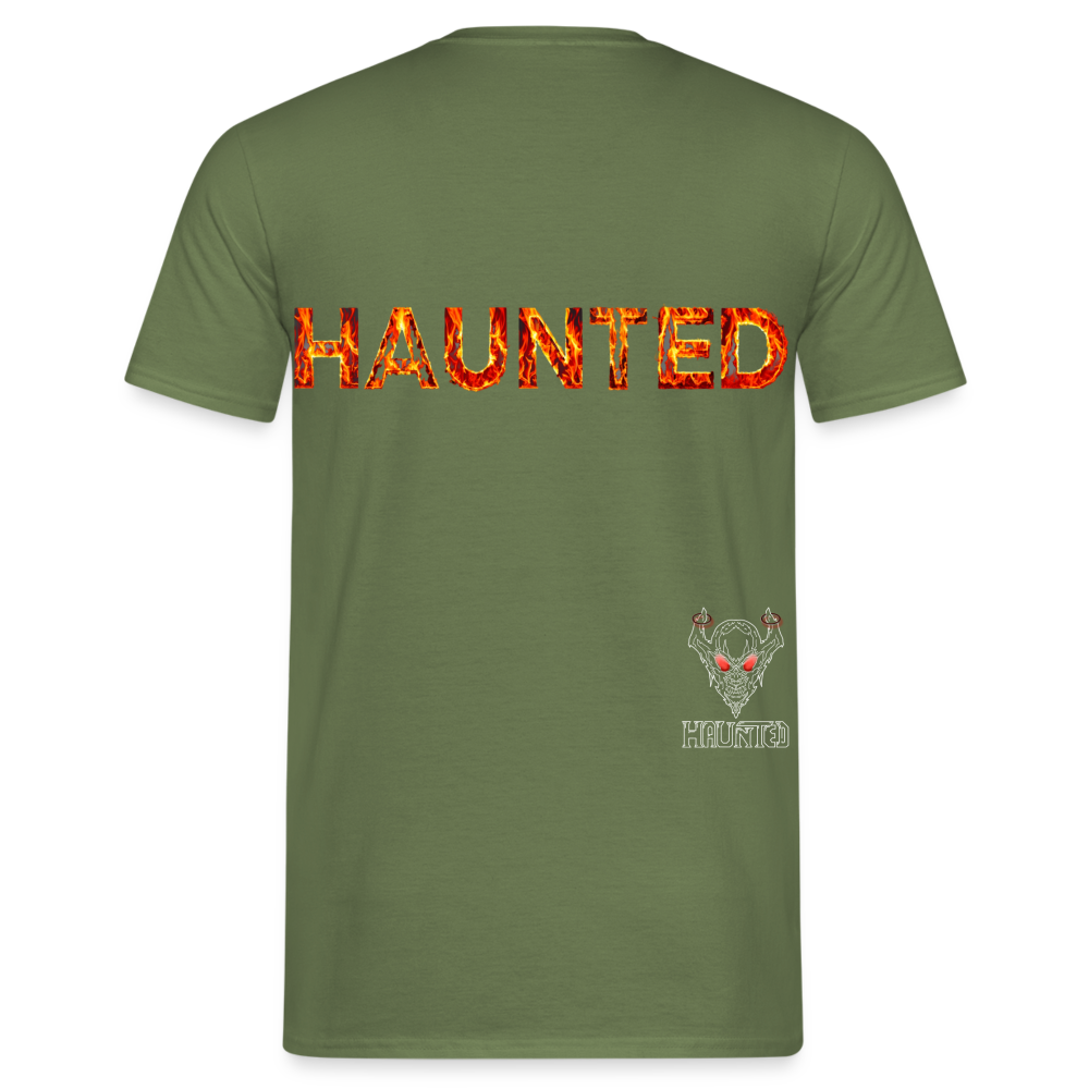 Men T-Shirt Blazing Ember Fury - Militärgrün