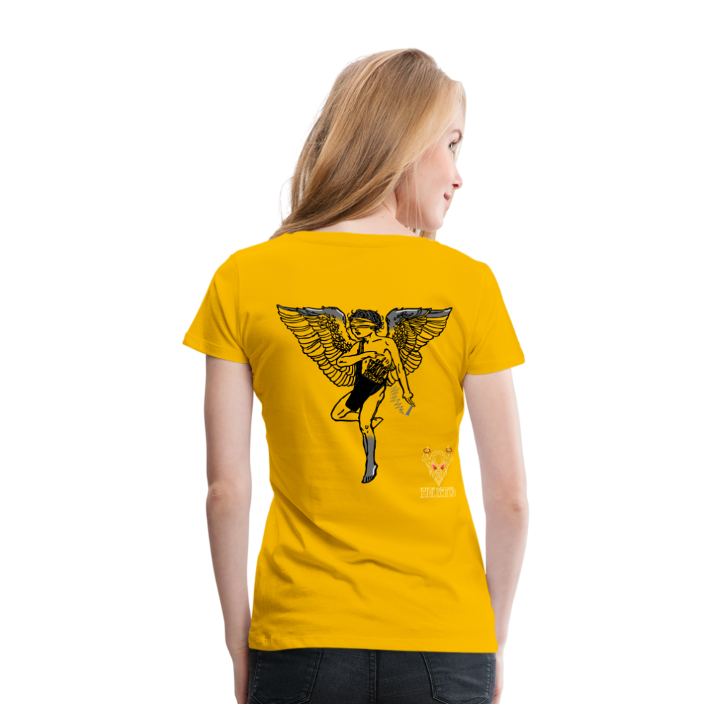 Woman T-Shirt Angel - Sonnengelb
