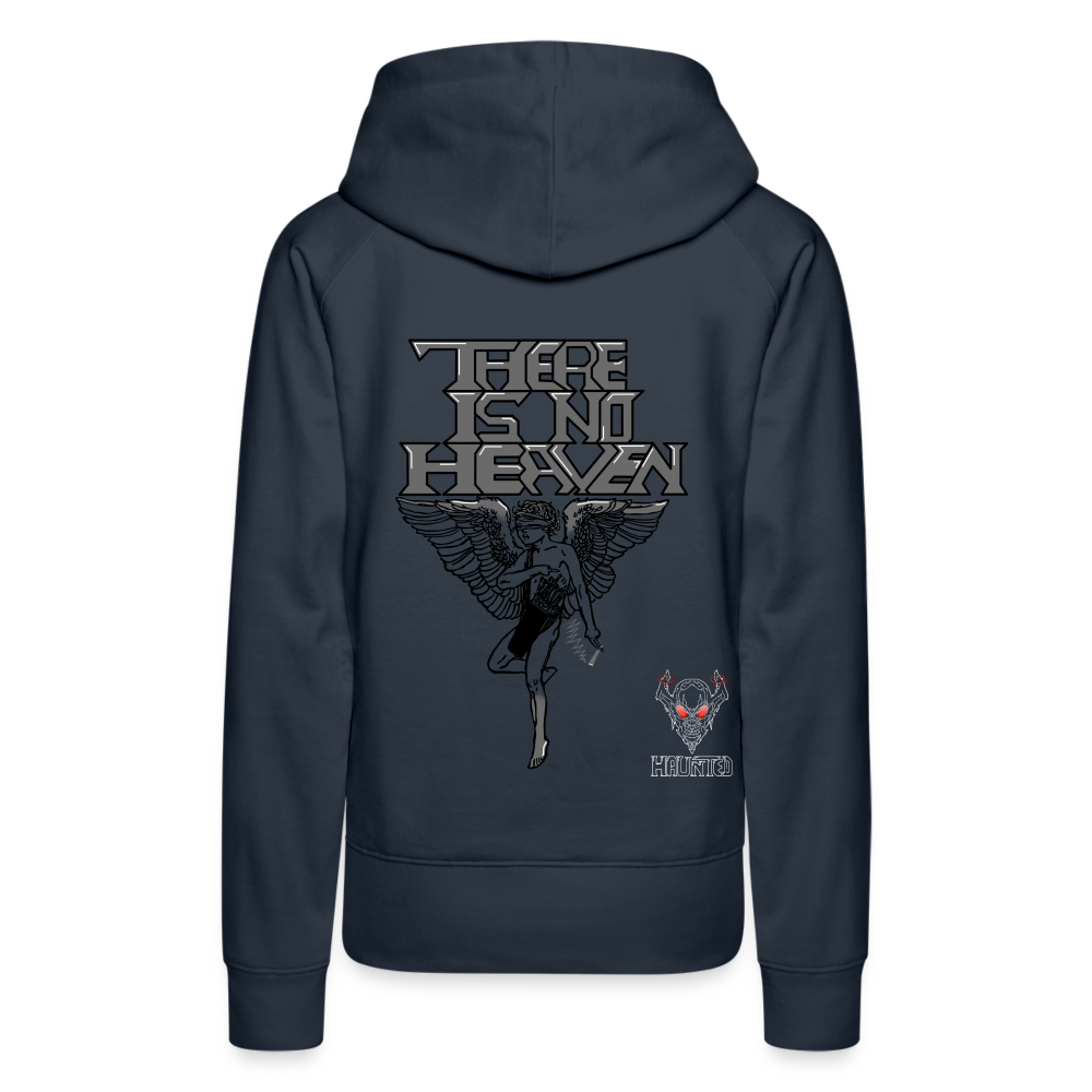 Woman Hoodie There Is No Heaven - Navy