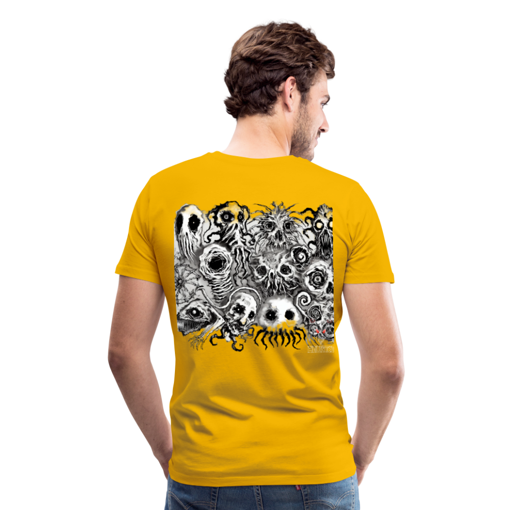 Men T-Shirt Nightmare Veil Creatures - Sonnengelb