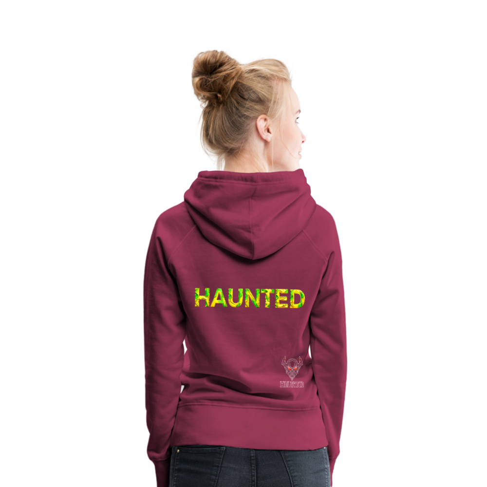 Women Hoodie Citrus Jungle Splash - Bordeaux