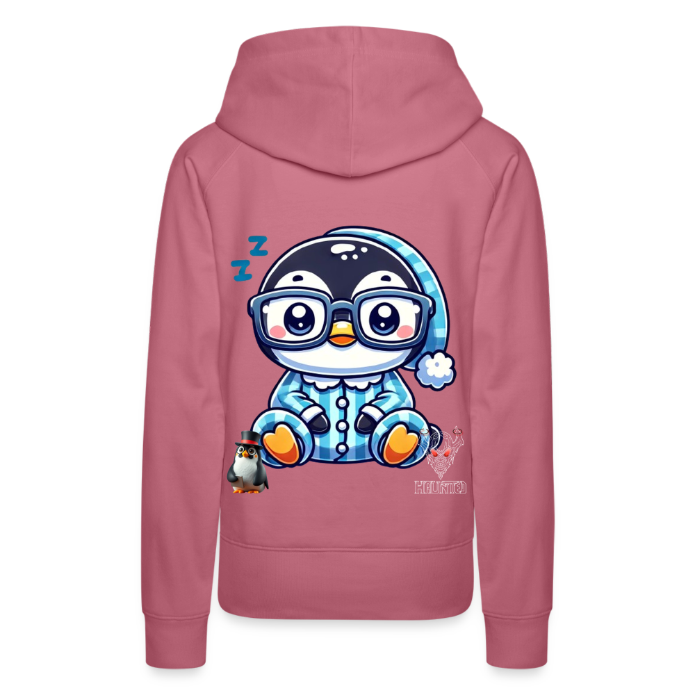 Women Hoodie KasPenguin in Pyjama - Malve