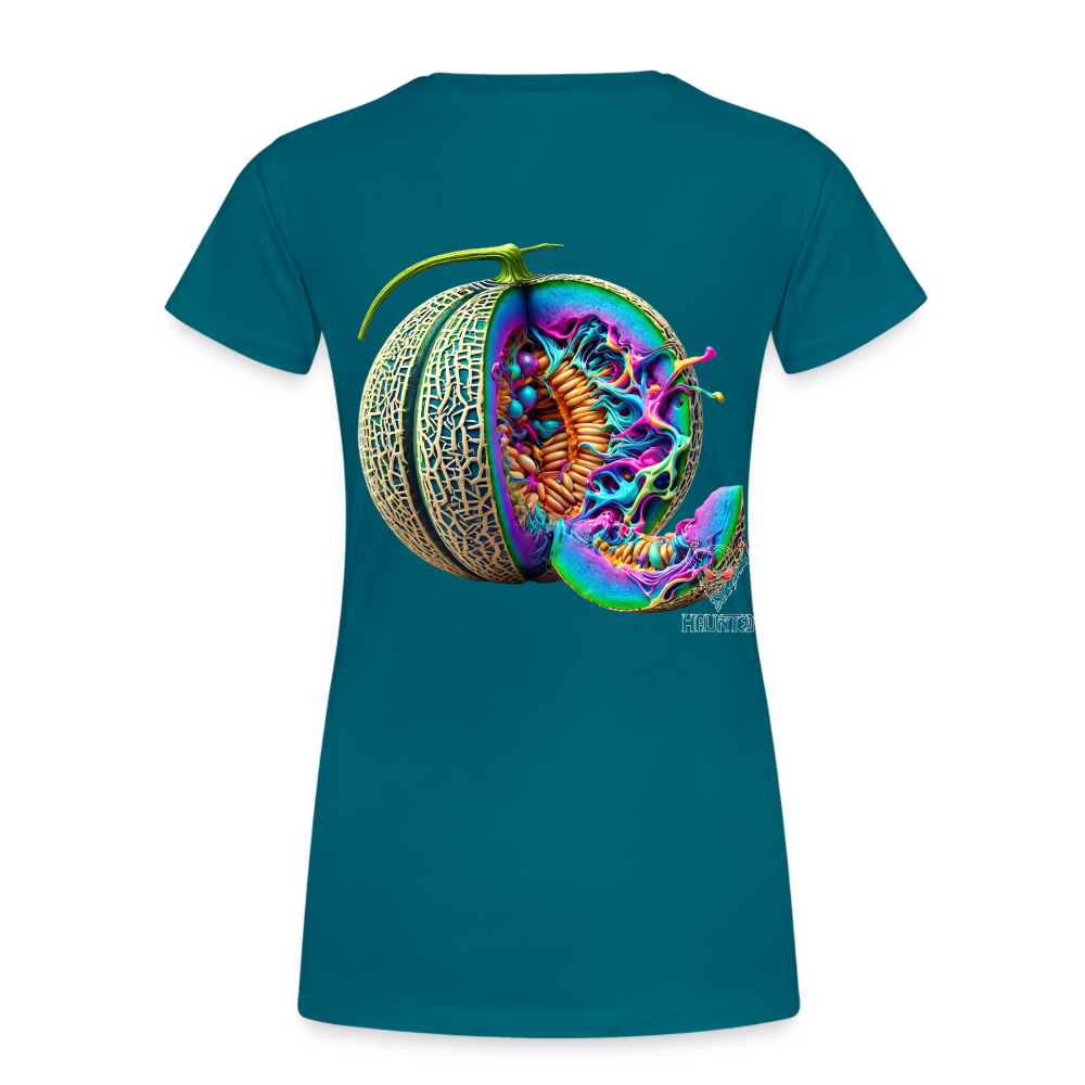 Woman T-Shirt Neon Melon Art - Divablau