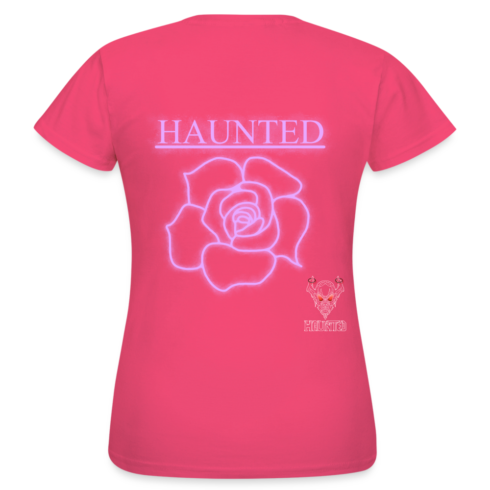 Women T-Shirt Light Pink Neon Rose - Azalea