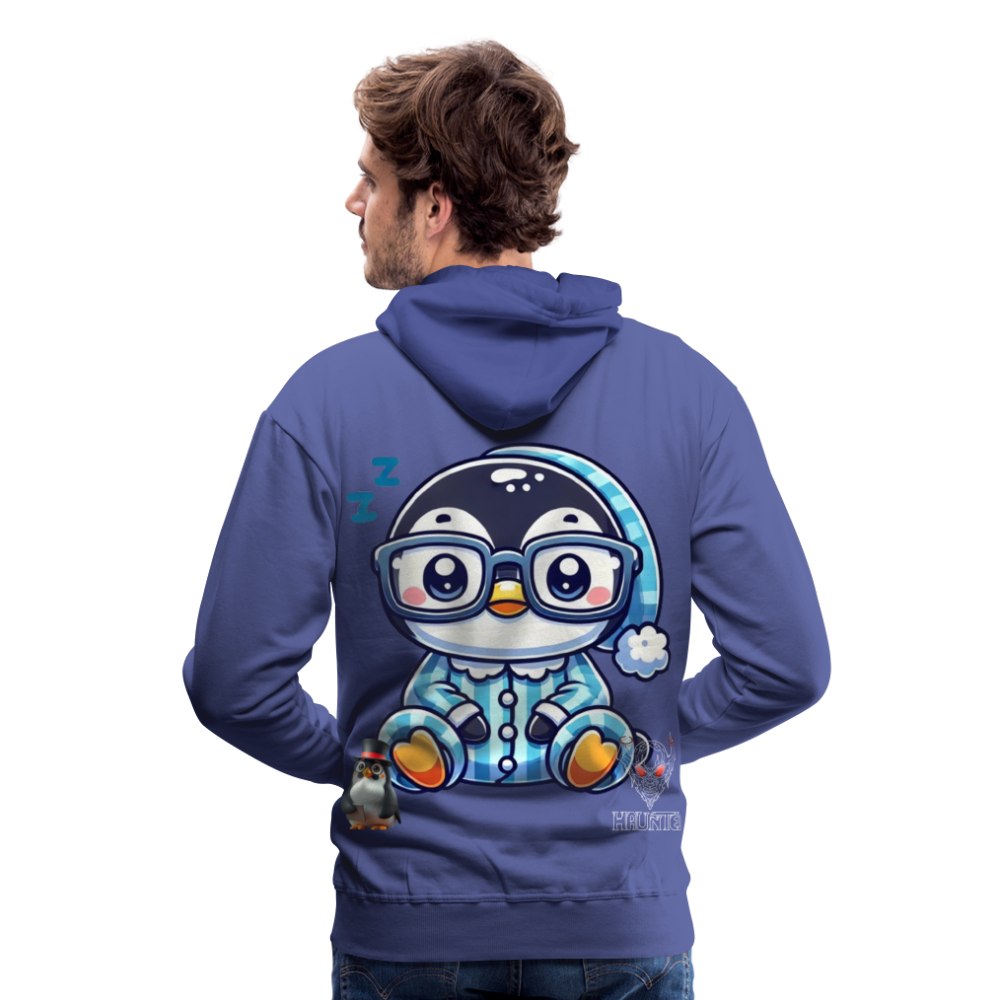 Men Hoodie KasPenguin in Pyjama - Königsblau
