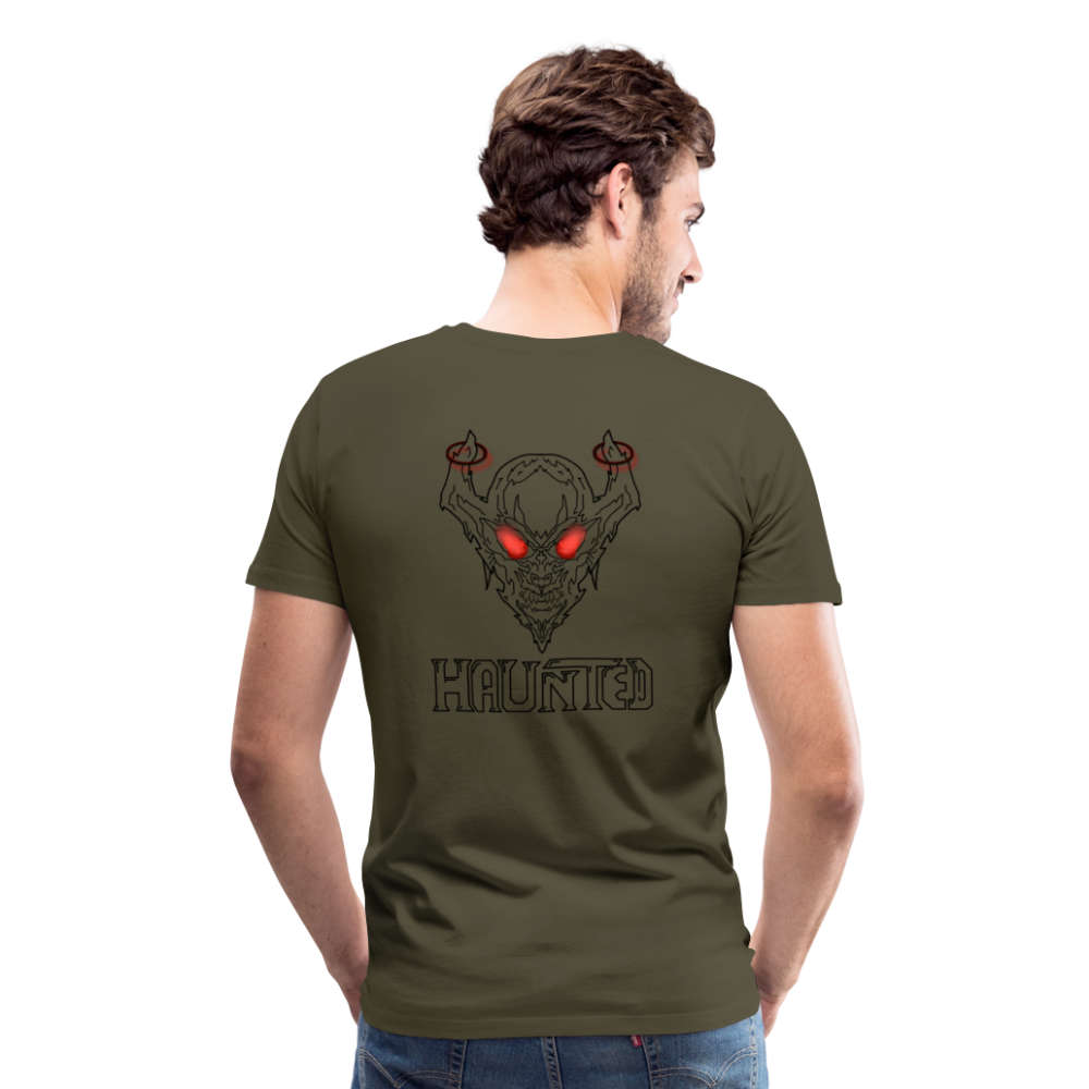 Men T-Shirt Deamon Black - Khaki