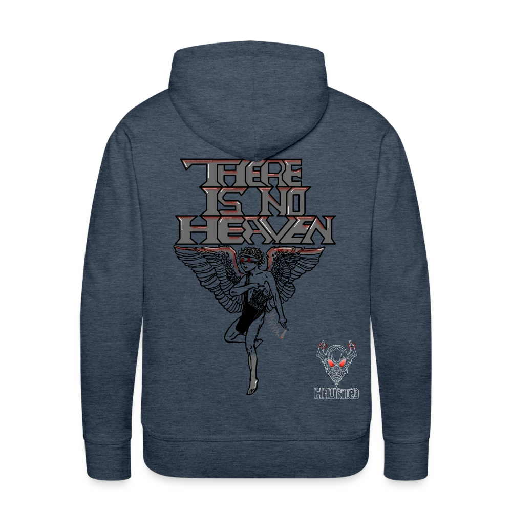 Men Hoodie There Is No Heaven bloody - Jeansblau