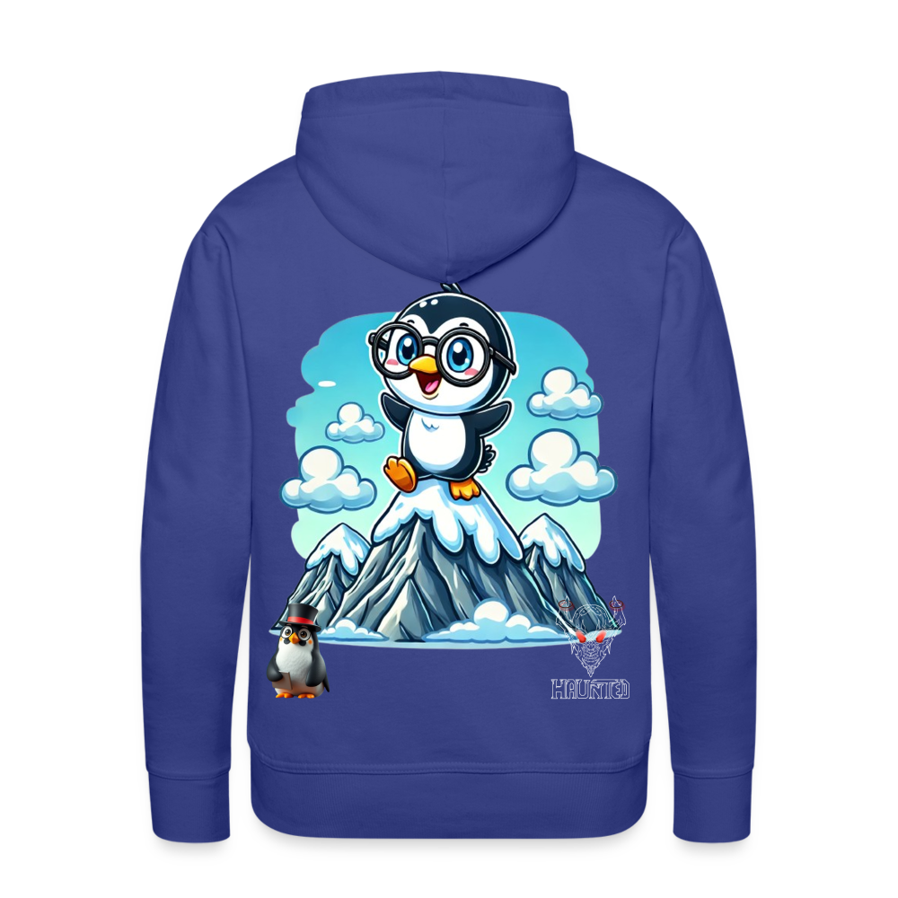 Men Hoodie KasPenguin on Top - Königsblau