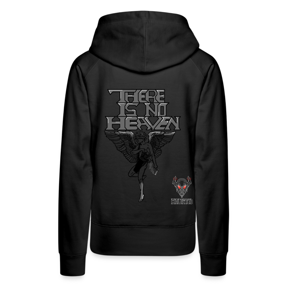 Woman Hoodie There Is No Heaven - Schwarz